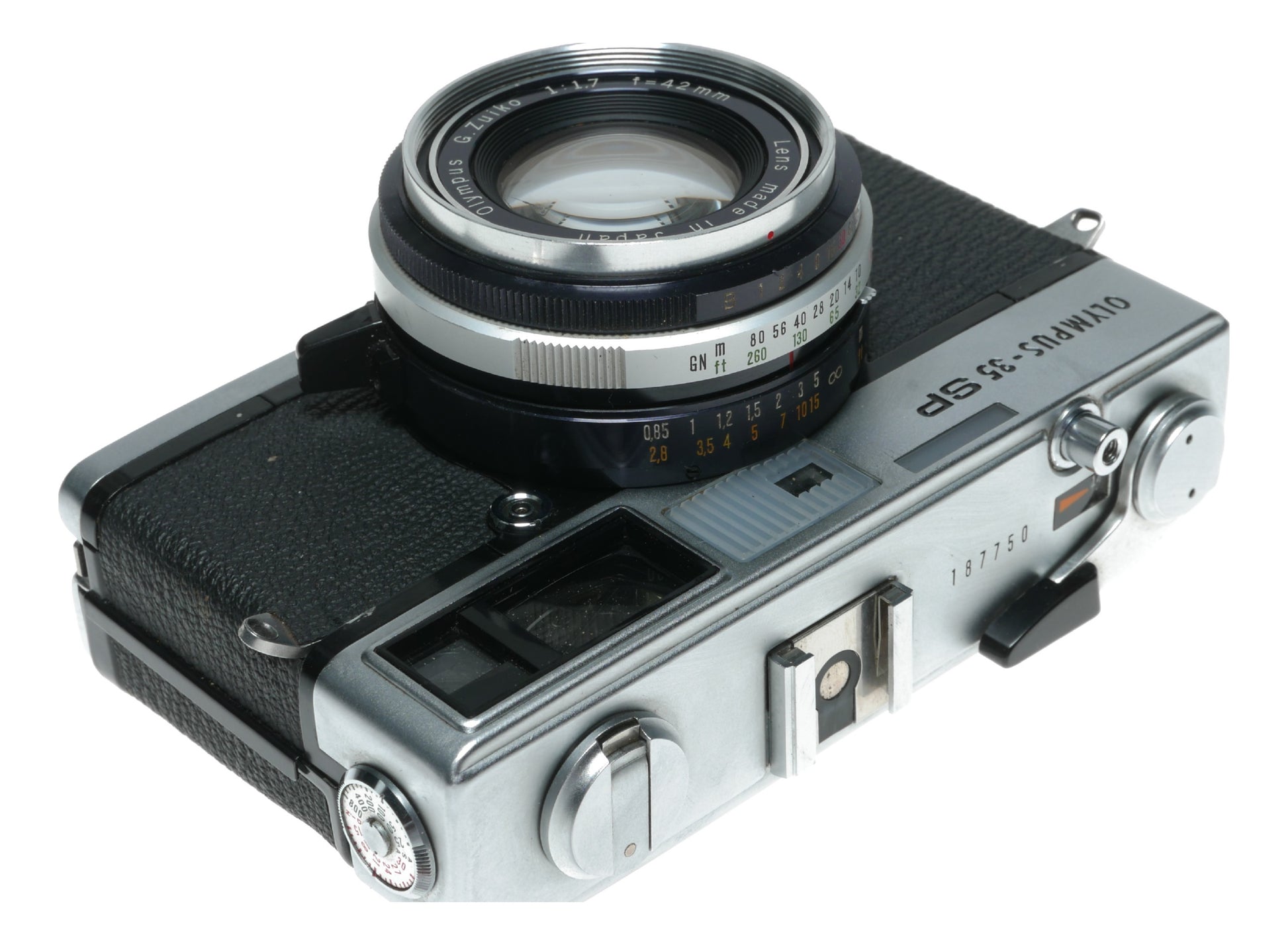 Olympus 35 SP Rangefinder Film Camera with G.Zuiko 42mm f/1.7 Lens - View 3