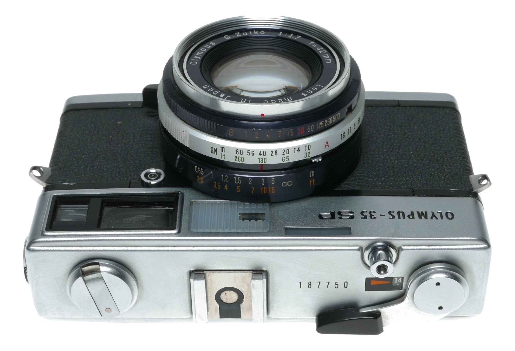 Olympus 35 SP Rangefinder Film Camera with G.Zuiko 42mm f/1.7 Lens - View 4