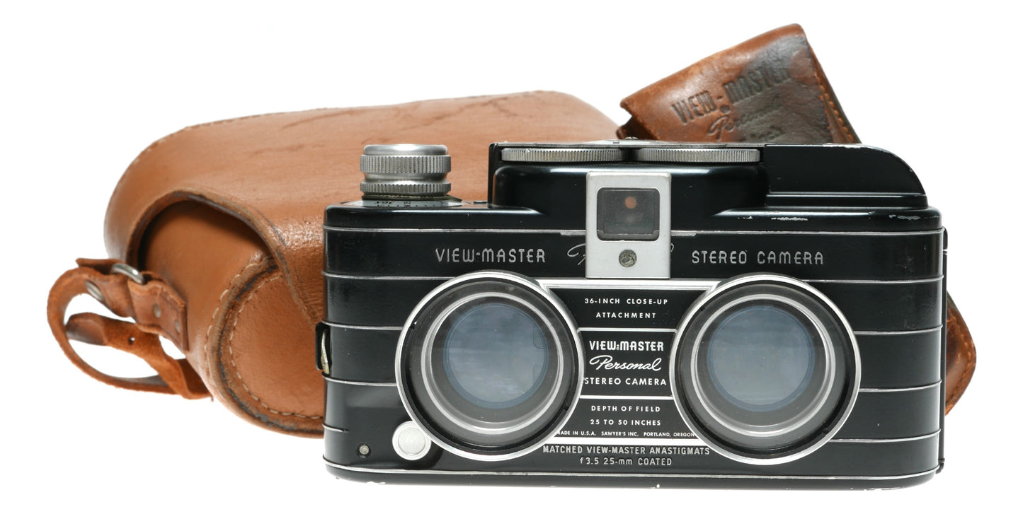 View-Master Personal Stereo Camera with 36-Inch Close-Up Attachment - Vintage Film Camera by Sawyer's Inc.