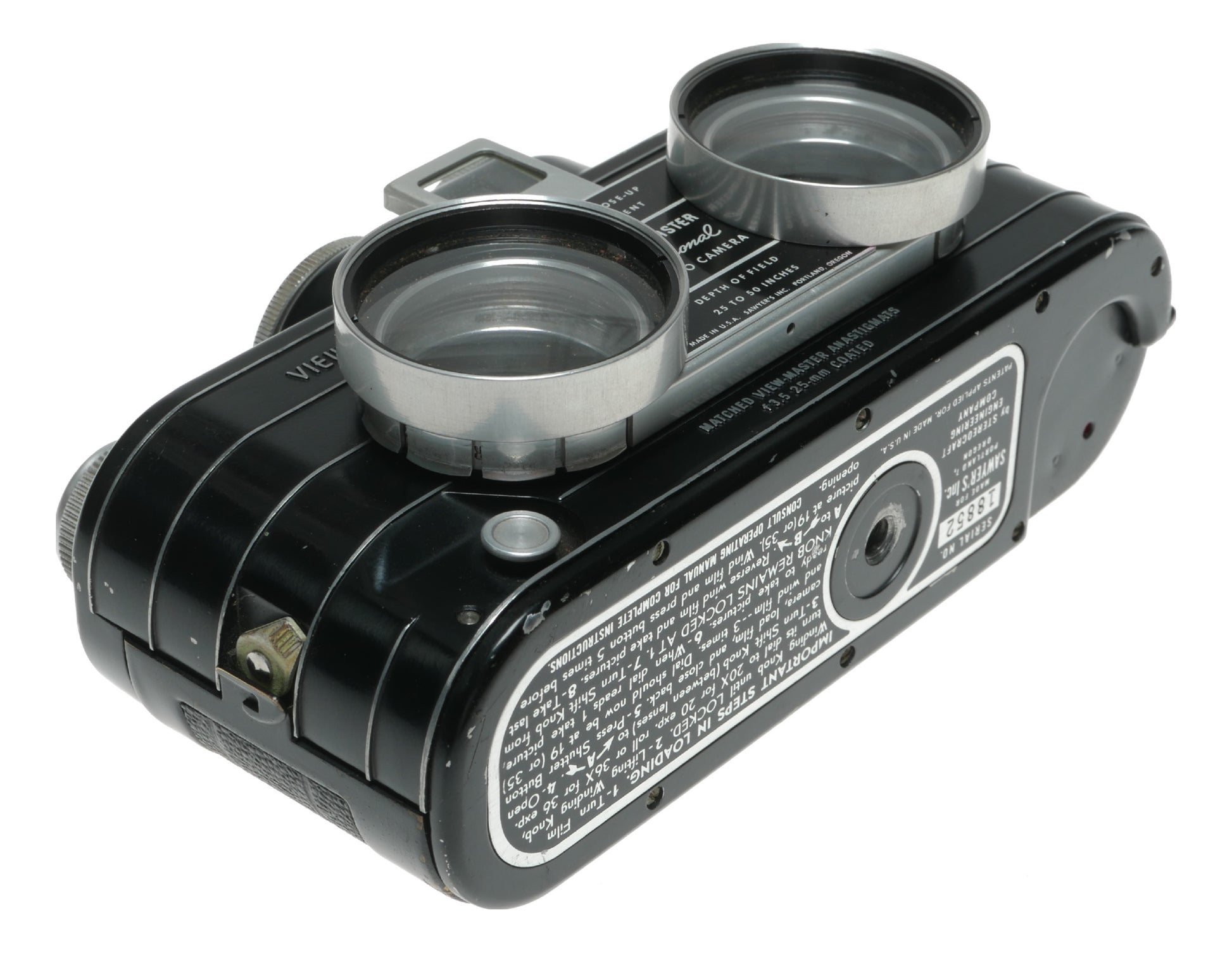 View-Master Personal Stereo Camera with 36-Inch Close-Up Attachment - Vintage Film Camera by Sawyer's Inc. - View 6