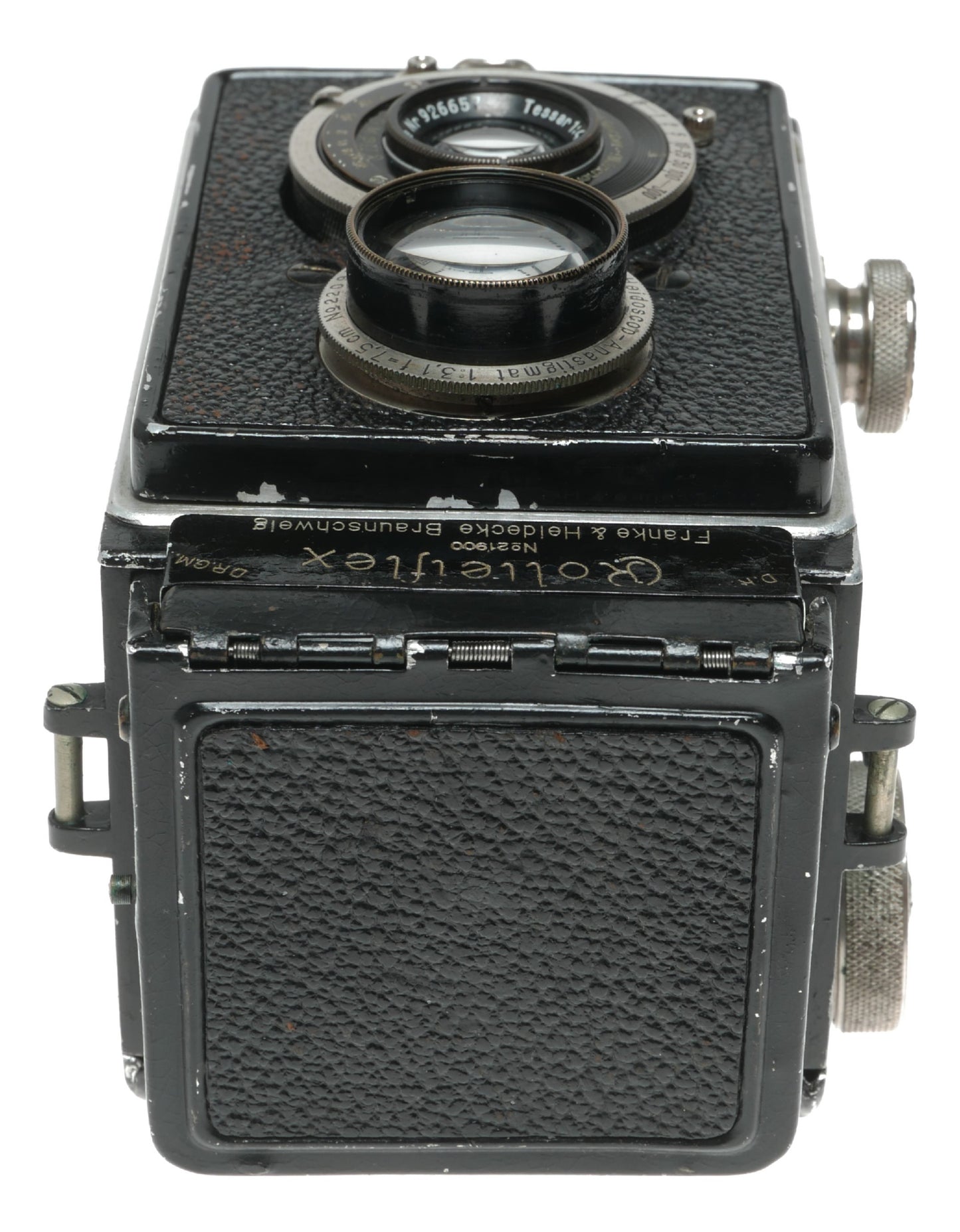 Rolleiflex Nr.21900 Vintage TLR Camera with Carl Zeiss Tessar 75mm f/3.5 Lens - View 4