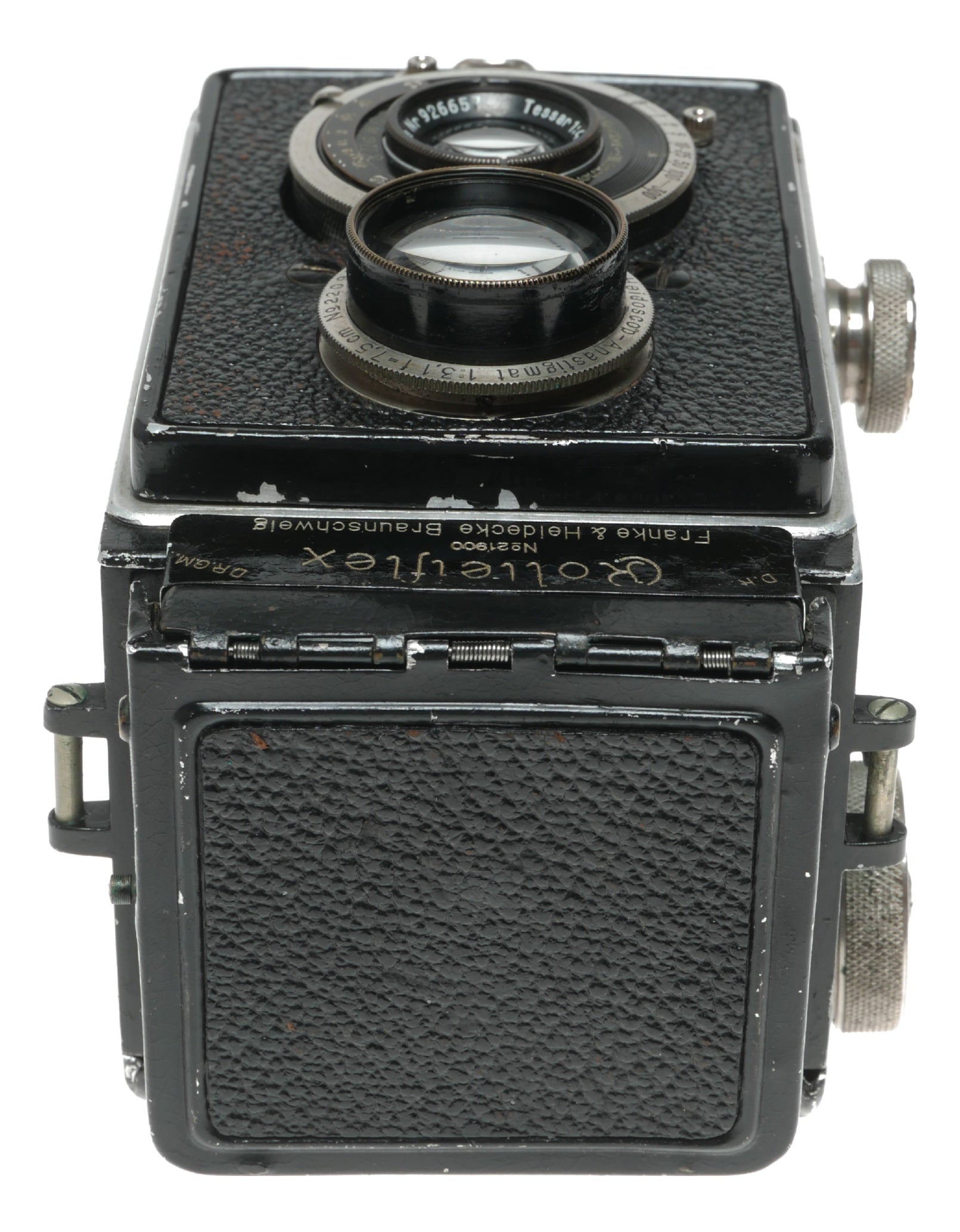 Rolleiflex Nr.21900 Vintage TLR Camera with Carl Zeiss Tessar 75mm f/3.5 Lens - View 4
