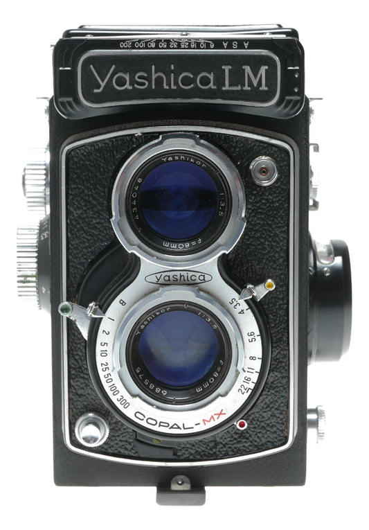 Yashica LM Vintage Film Camera with Yashinon 80mm f/3.5 Lens, Made in Japan