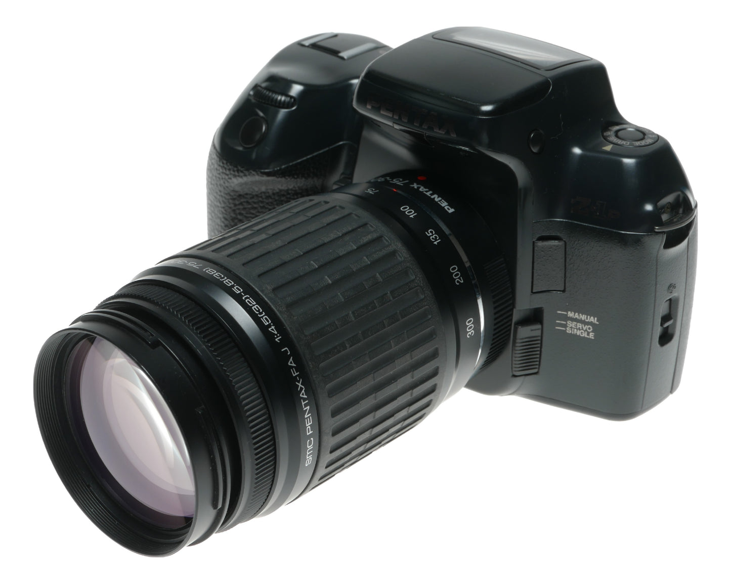 Pentax Z-1p Vintage SLR Camera with SMC Pentax-FA 75-300mm f/4.5-5.6 AL Lens - View 3