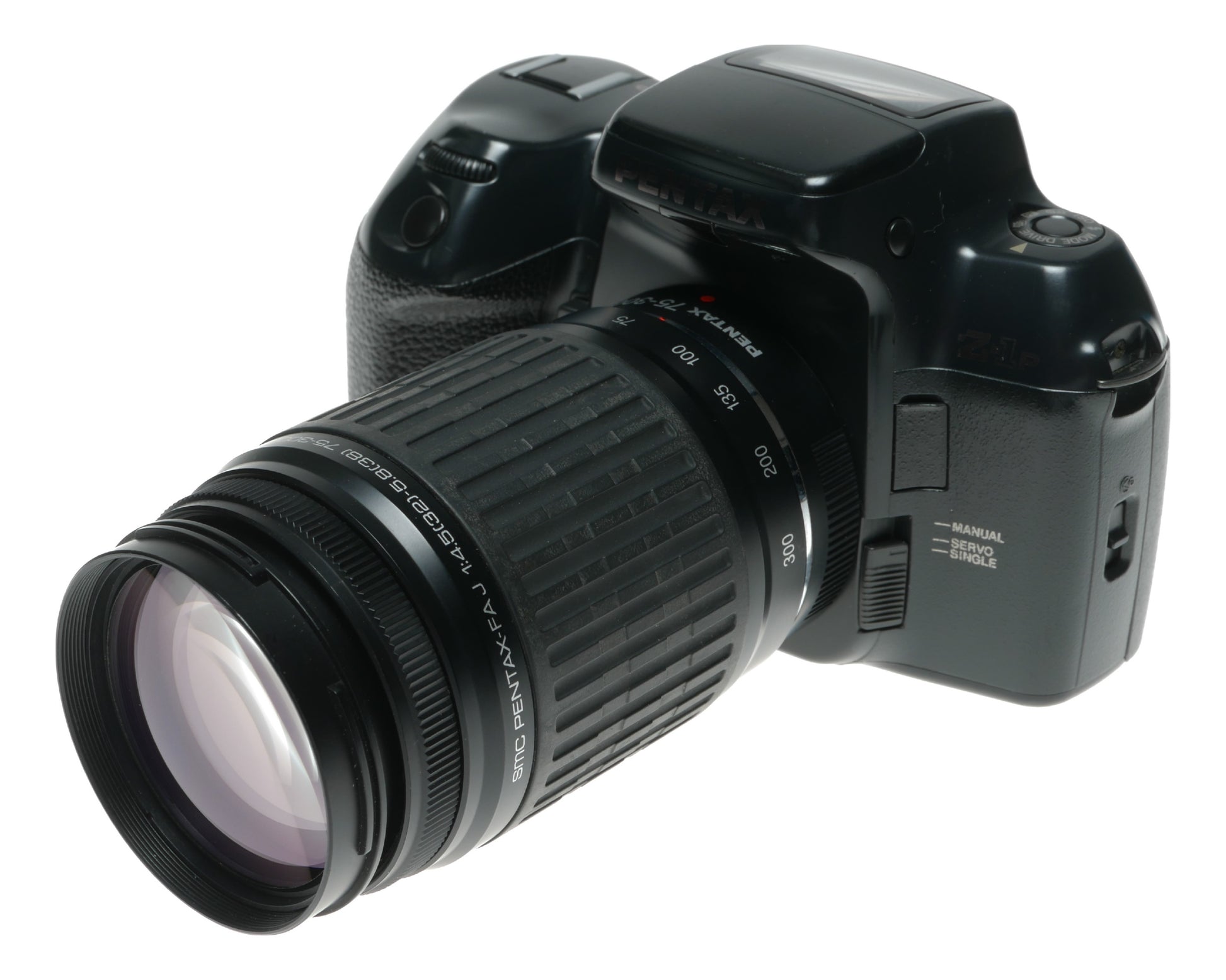 Pentax Z-1p Vintage SLR Camera with SMC Pentax-FA 75-300mm f/4.5-5.6 AL Lens - View 3