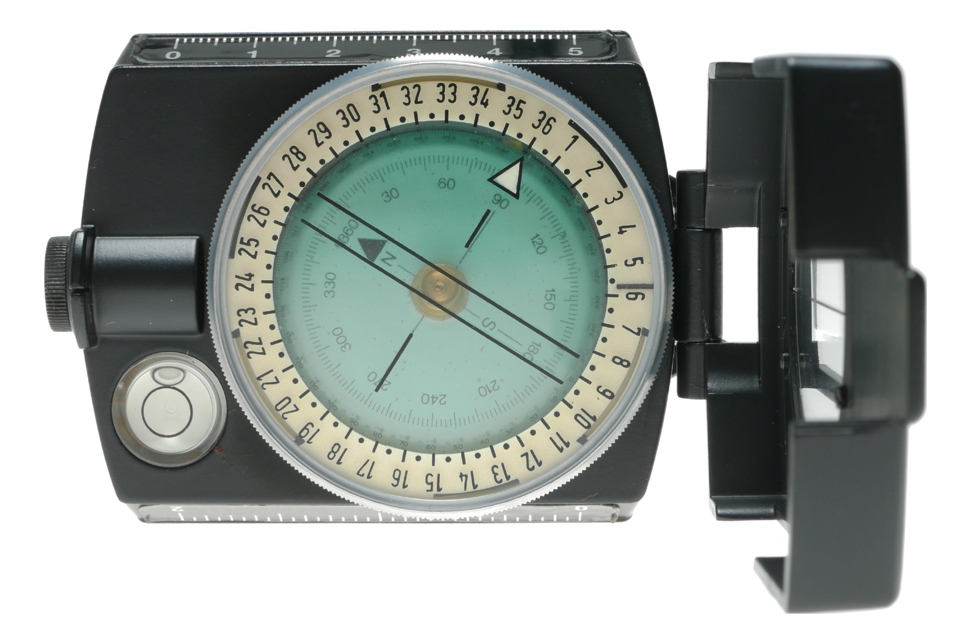Eschenbach Prismatic Compass Lineatik Kompas with 360-Degree Scale, Model 6609, Made in Germany - View 2