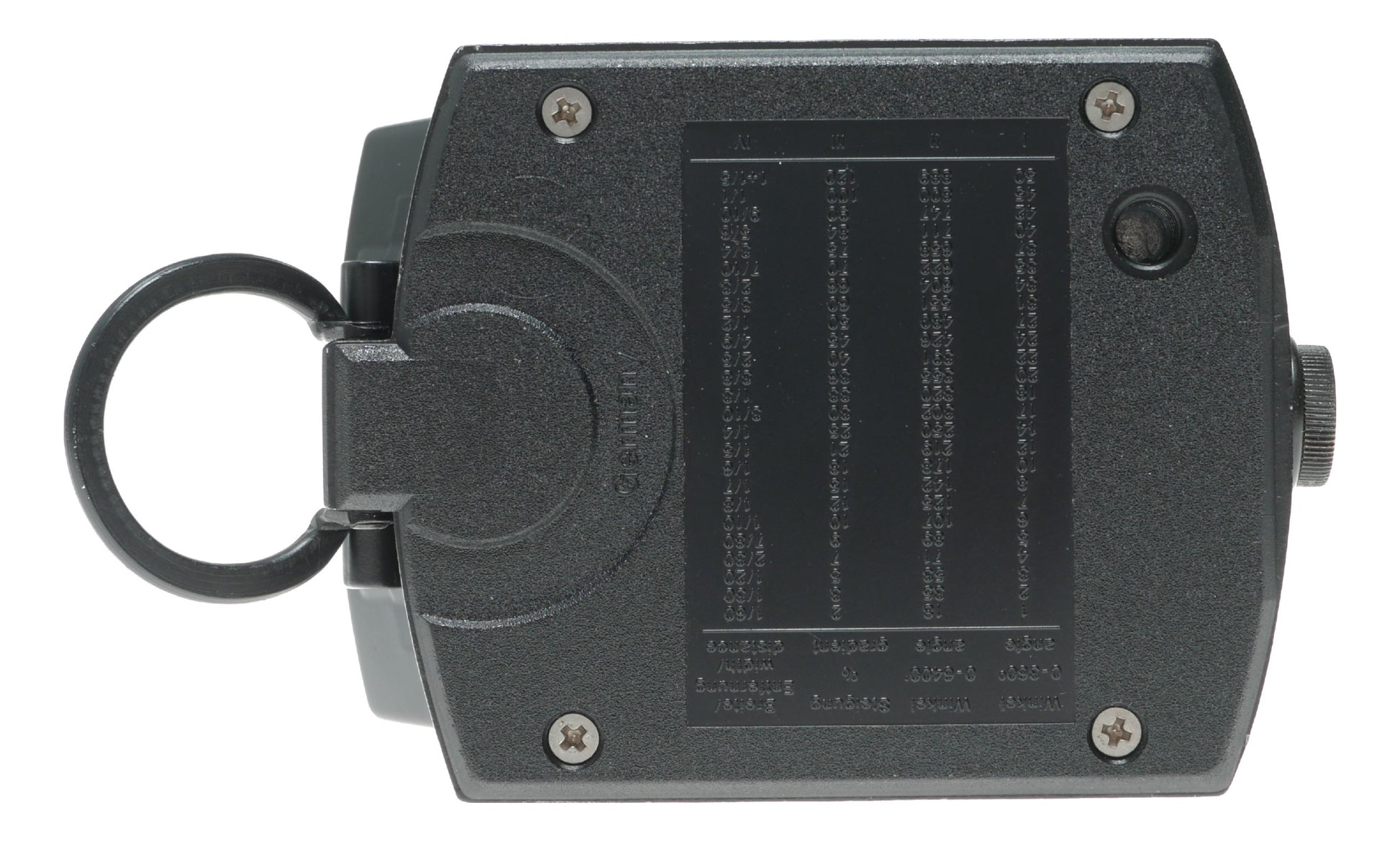 Eschenbach Prismatic Compass Lineatik Kompas with 360-Degree Scale, Model 6609, Made in Germany - View 6