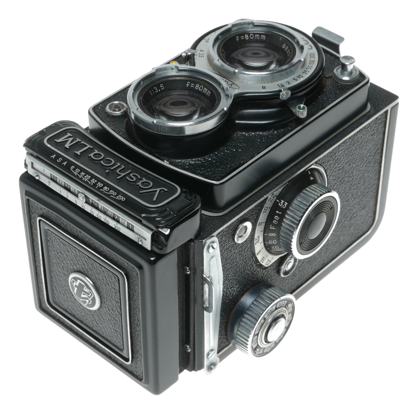 Yashica LM Vintage Film Camera with Yashinon 80mm f/3.5 Lens, Made in Japan - View 2