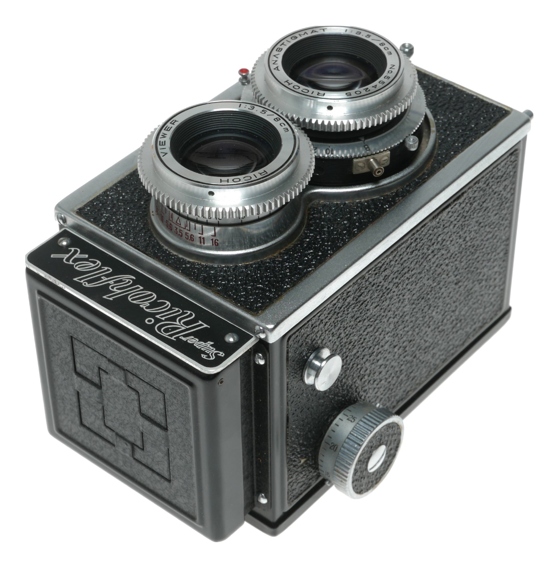 Ricoh Super Ricohflex Vintage TLR Camera with 8cm f/3.5 Anastigmat Lens - View 5