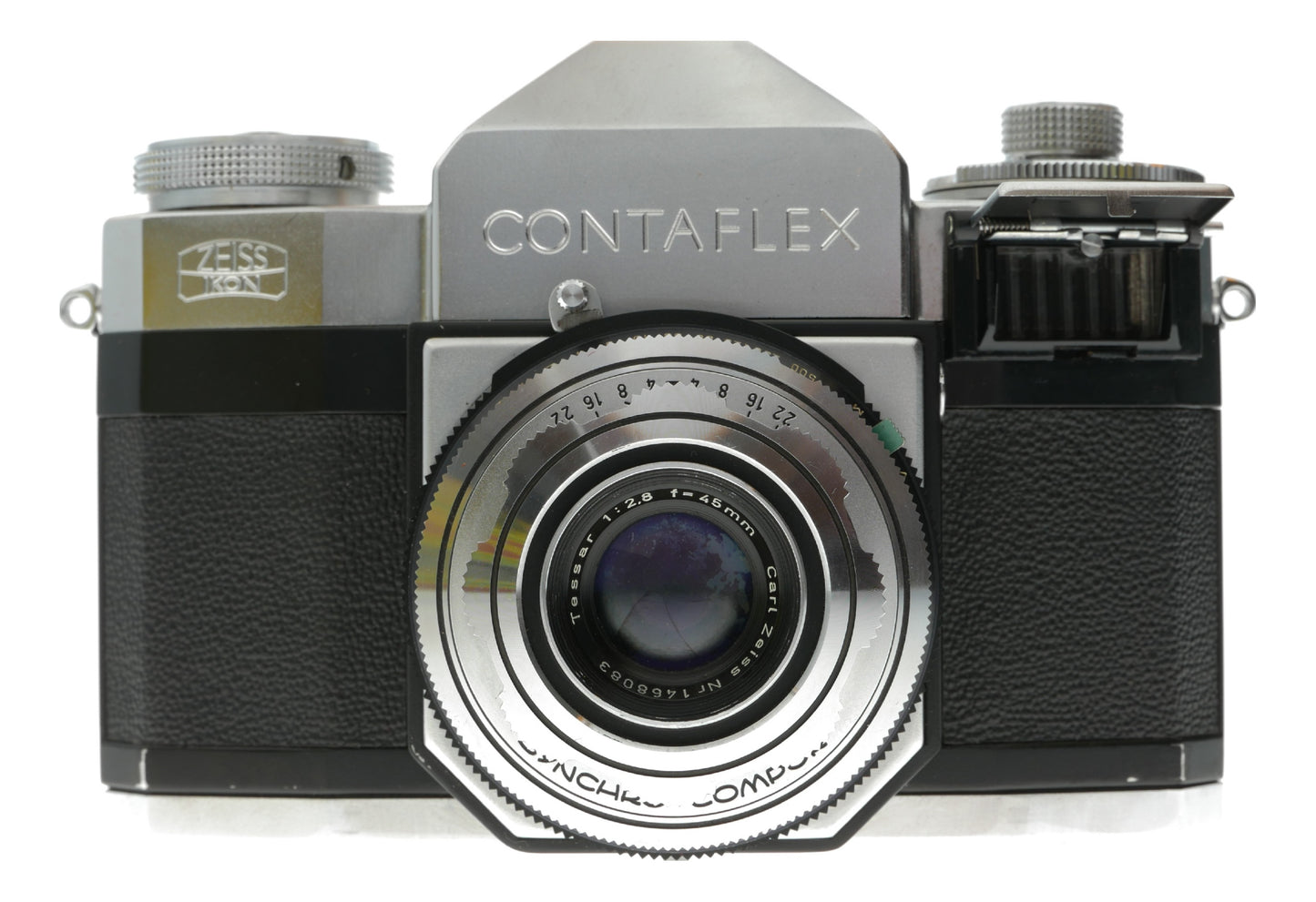 Contax Zeiss Ikon Tessar 45mm f/2.8 Vintage Rangefinder Camera - View 2