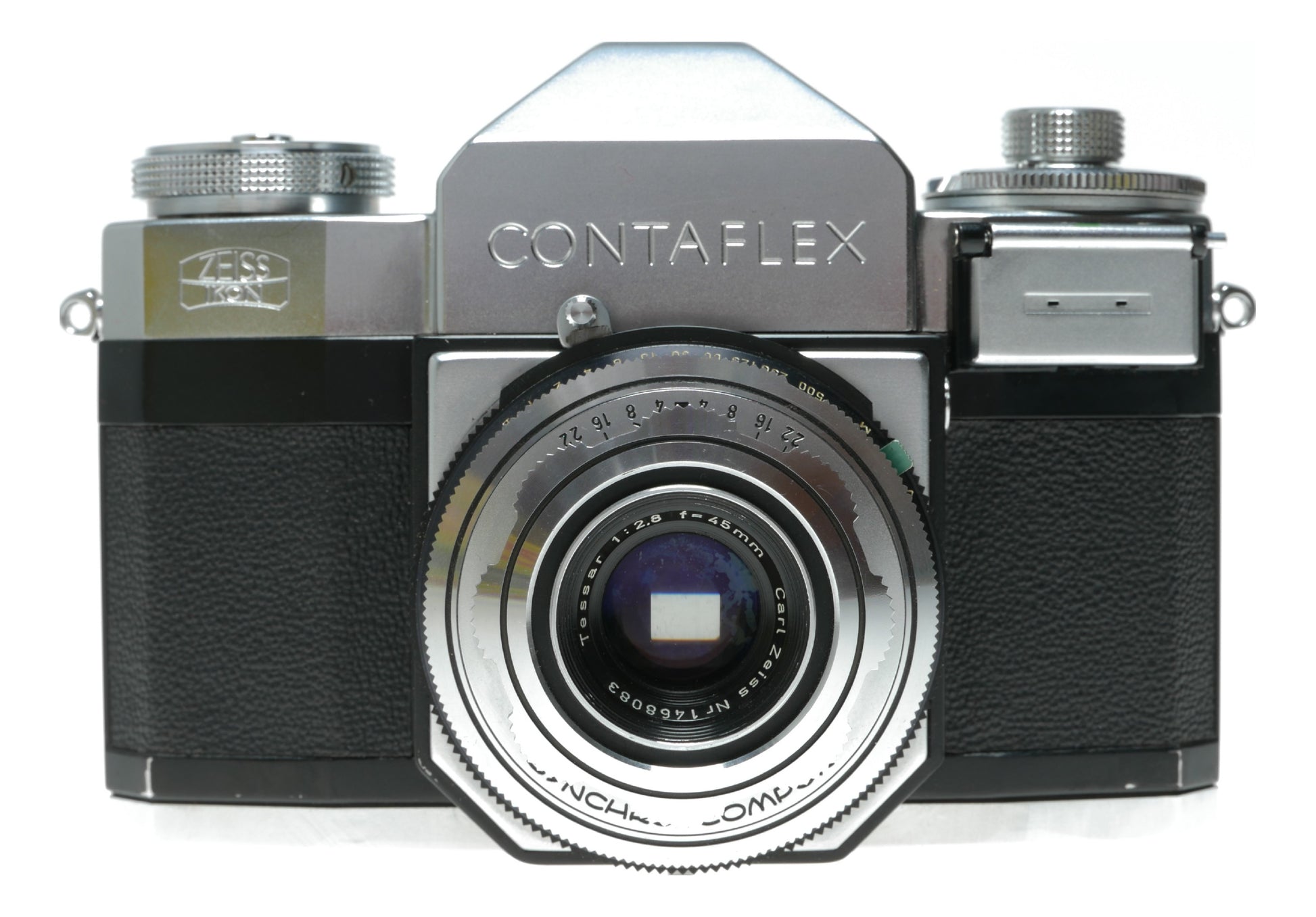 Contax Zeiss Ikon Tessar 45mm f/2.8 Vintage Rangefinder Camera - View 11