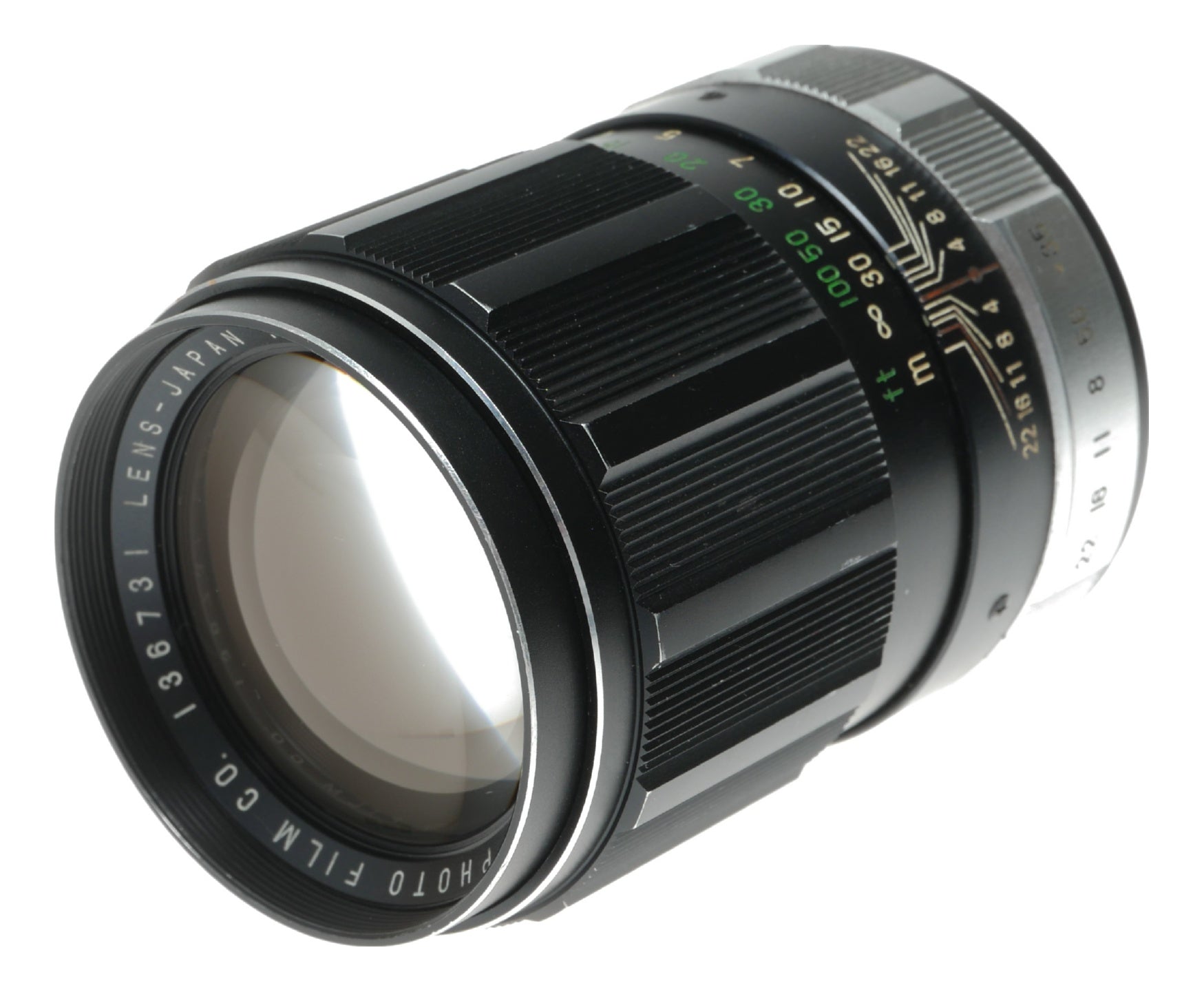 Fujica Fujinon 135mm f/3.5 Vintage Prime Lens from Japan for Film Cameras - View 8