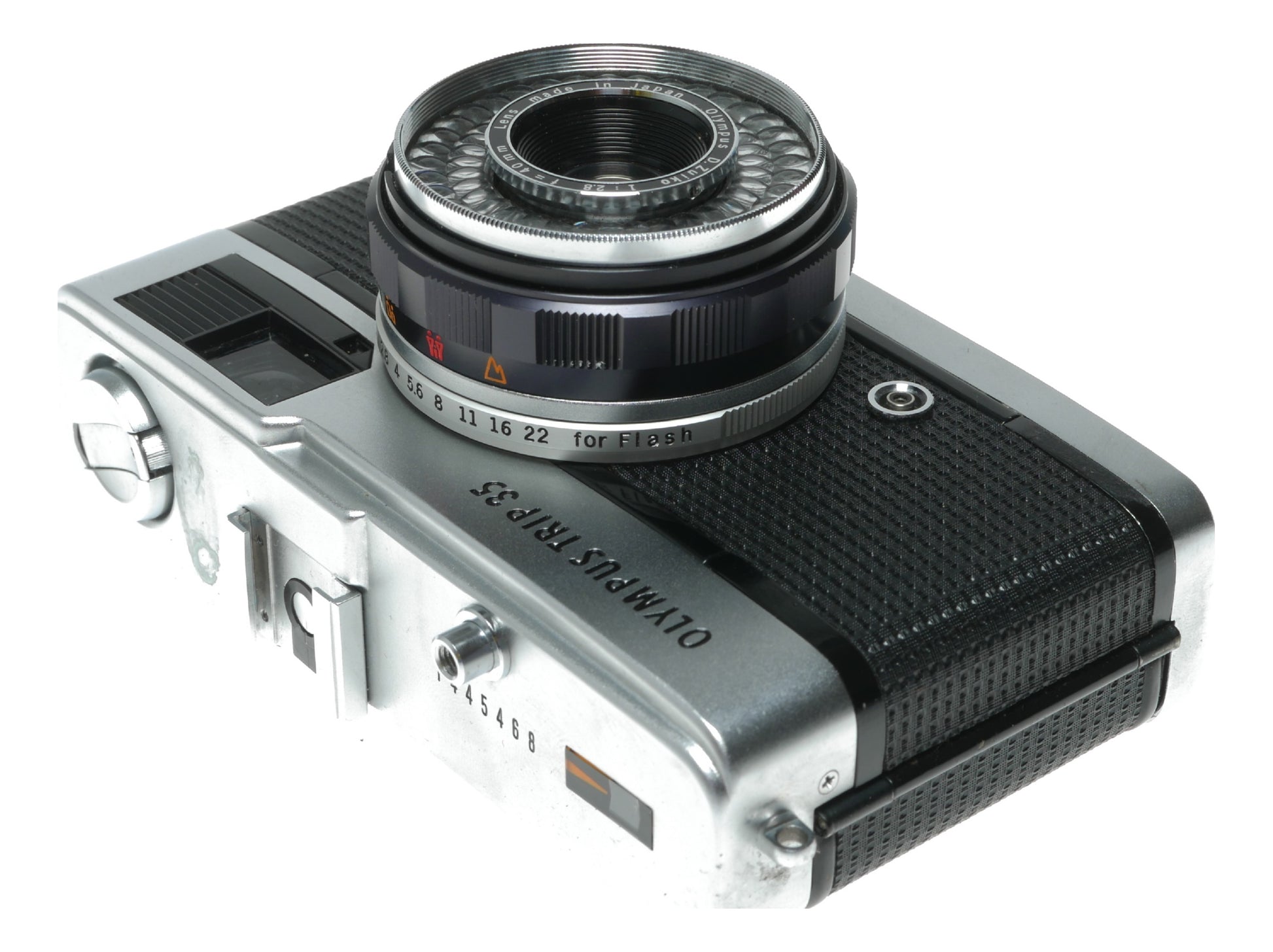 Olympus Trip 35 Vintage Film Camera with 40mm f/2.8 Zuiko Lens, Made in Japan - View 7