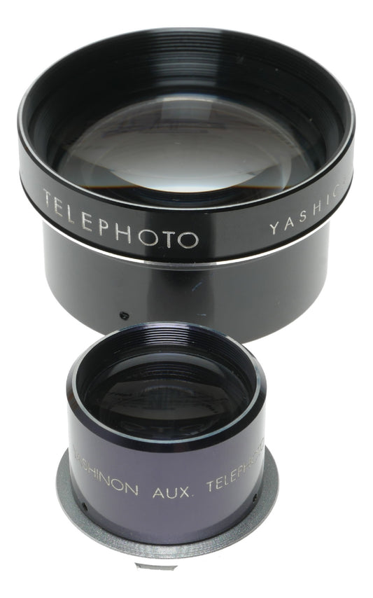 Yashica Yashinon Aux Telephoto Lens with Telephoto Viewer - Made in Japan - View 5