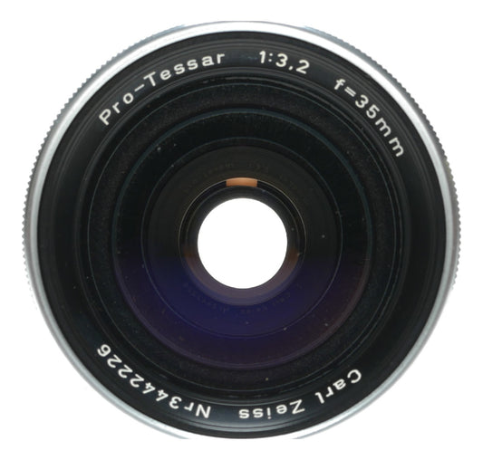 Zeiss Pro-Tessar 35mm f/3.2 Vintage Camera Lens Made in Germany - View 3