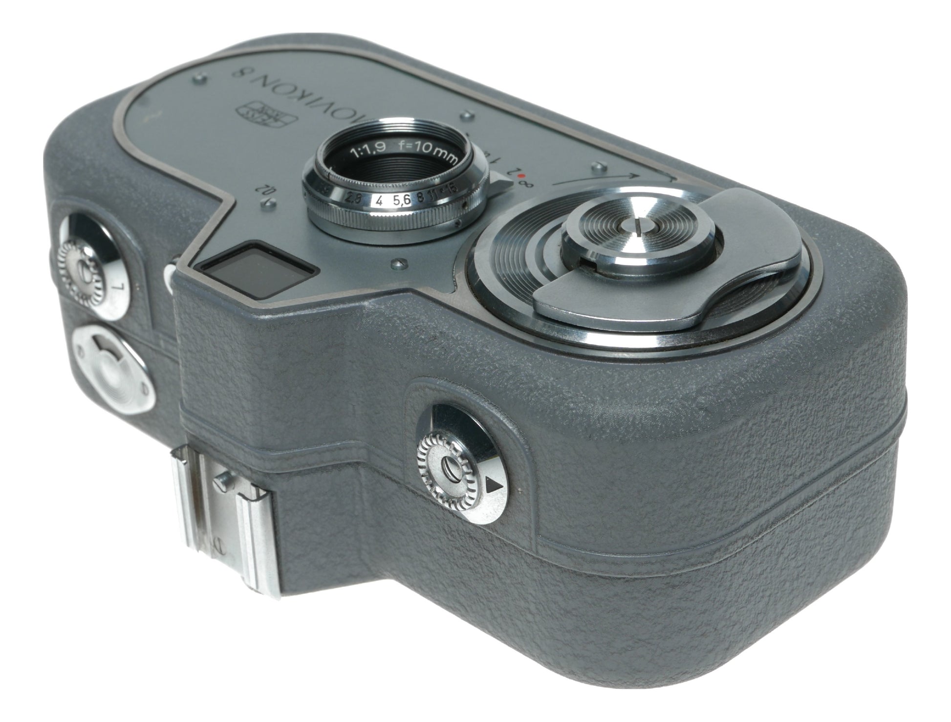 Zeiss Ikon Movikon 8 Vintage Subminiature Film Camera with 10mm f/1.9 Lens - View 4