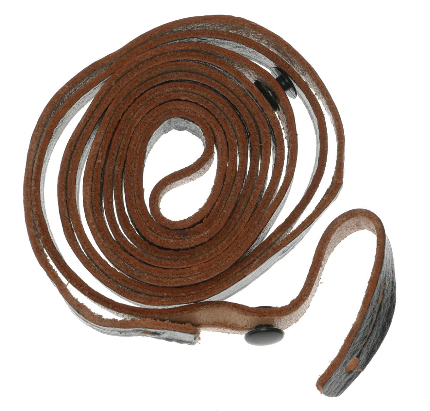 Leather Camera Strap with Metal Studs - View 2