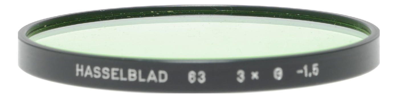 Hasselblad 63 Green Filter for 3x Camera - View 2