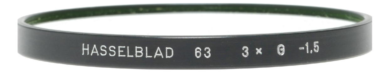 Hasselblad 63 Green Filter for 3x Camera - View 6