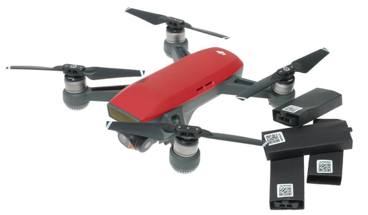 DJI Spark Drone Red with Accessories - View 4