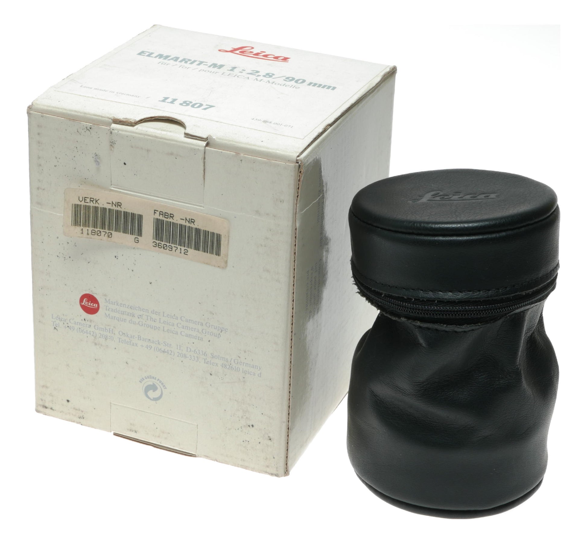Leica Elmarit-M 1:2.8/90mm Lens Case - View 3