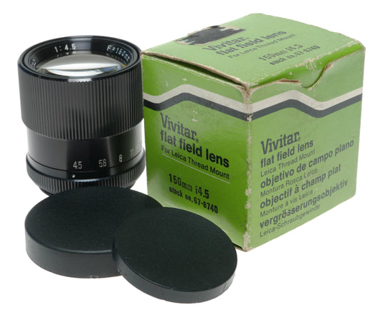 Vivitar 150mm f/4.5 Flat Field Lens Leica Thread Mount