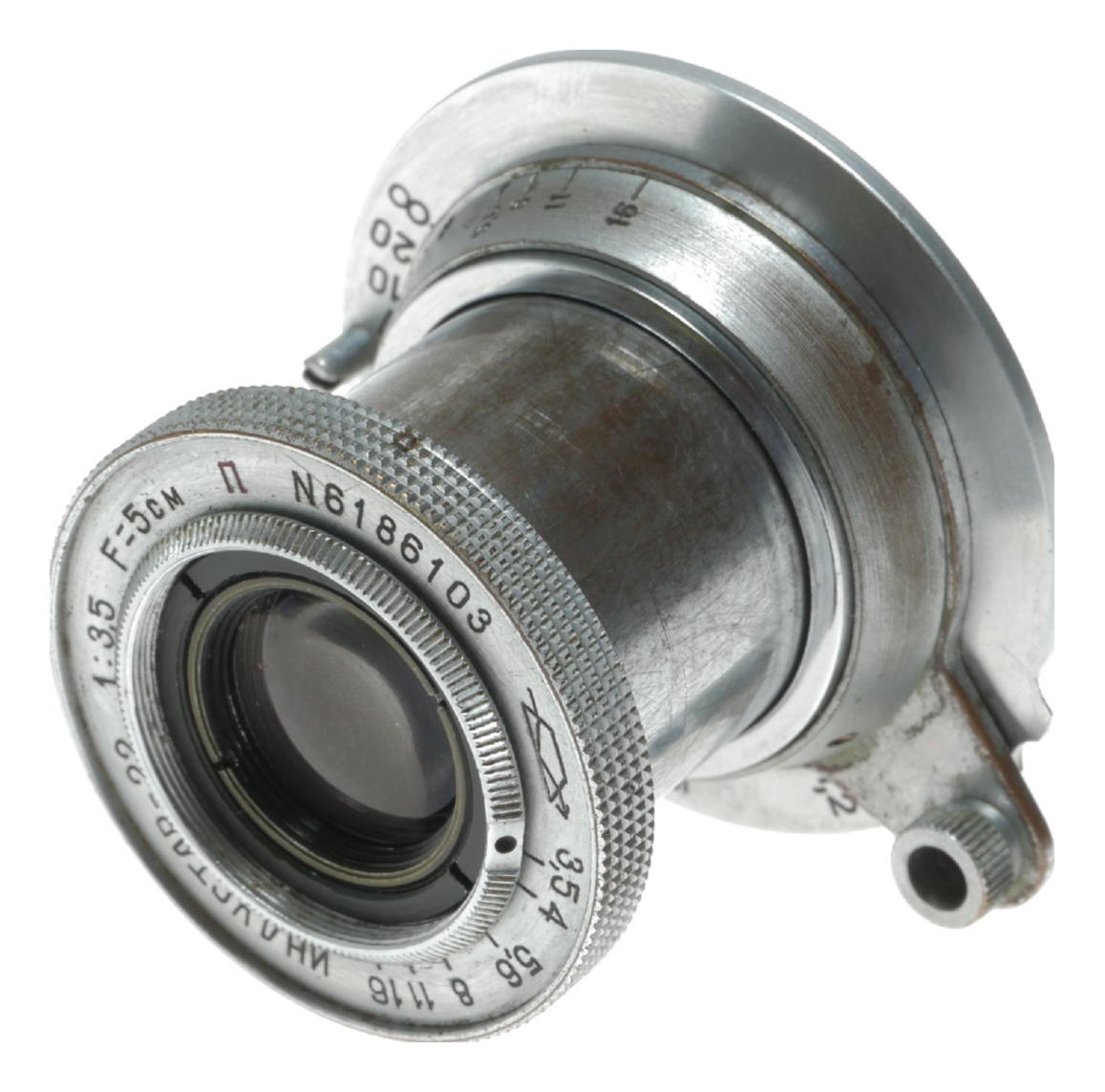 Industar-22 50mm f/3.5 Lens - View 2