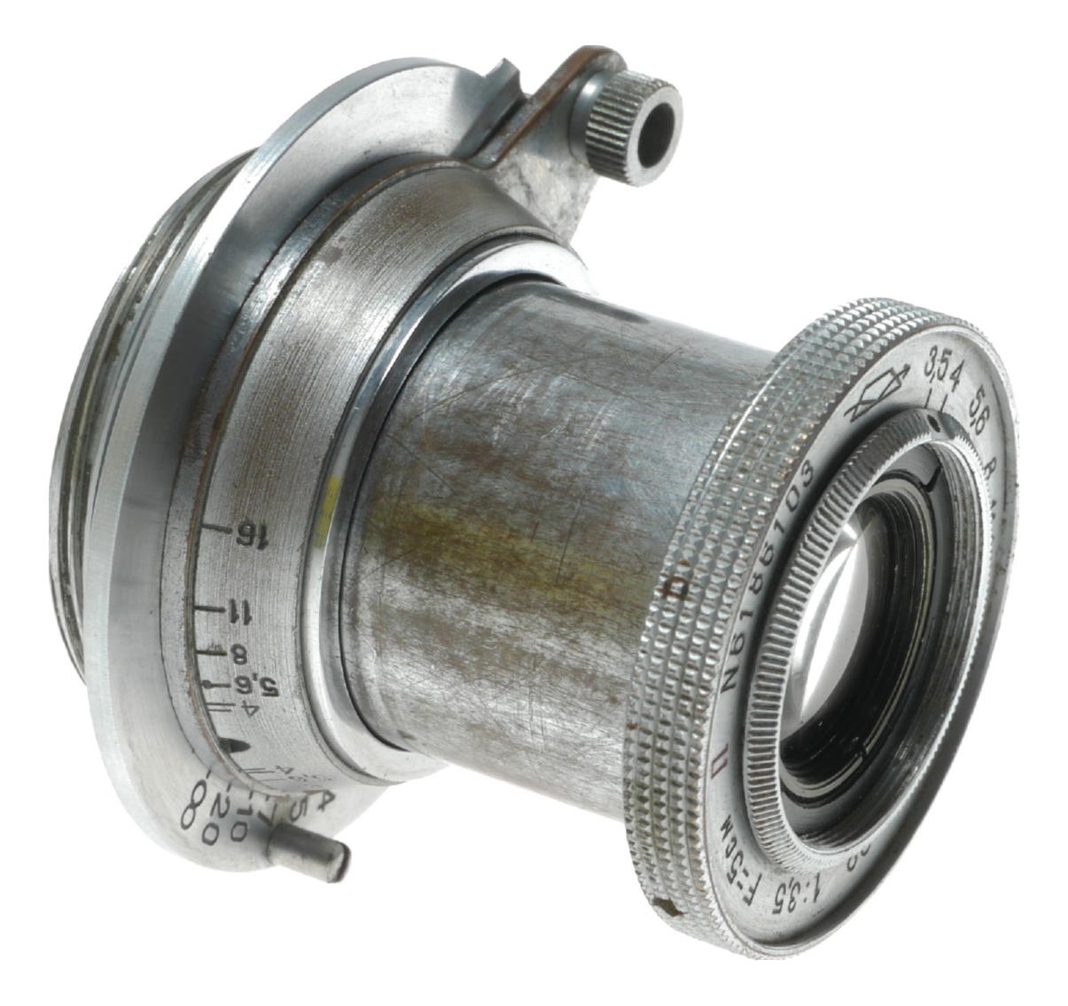 Industar-22 50mm f/3.5 Lens - View 3