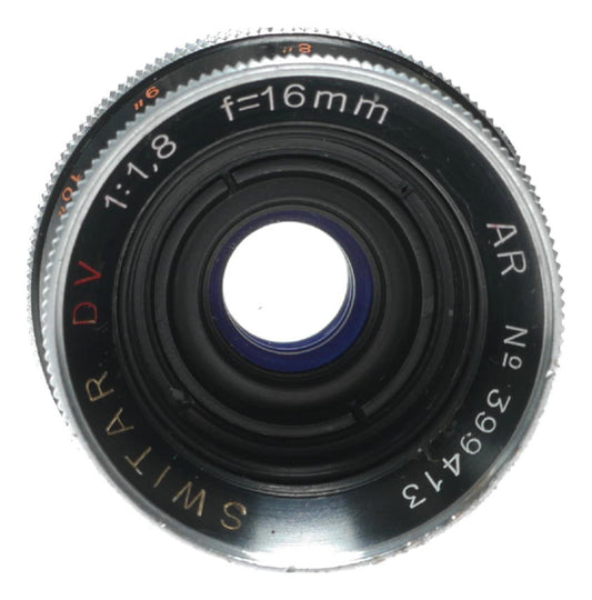 Kern Paillard Switar 16mm f/1.8 Lens - View 5