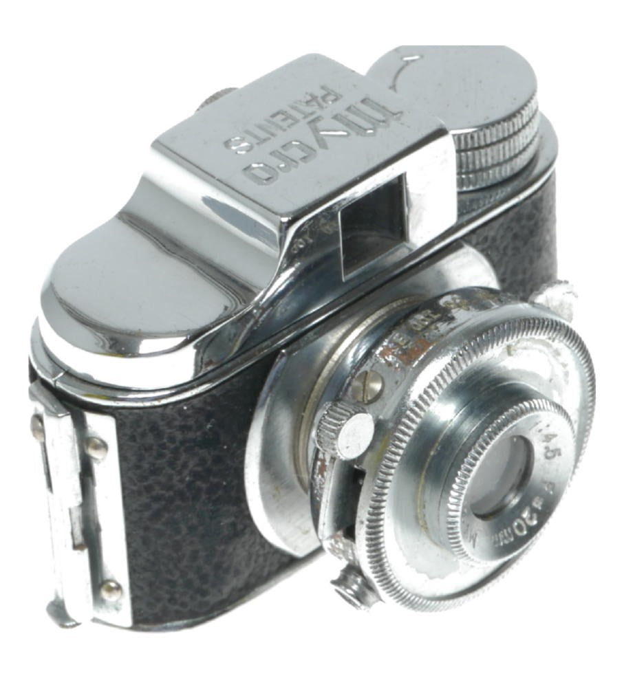Mycro Patents Una 1:4.5 f=35mm Subminiature Camera - View 2