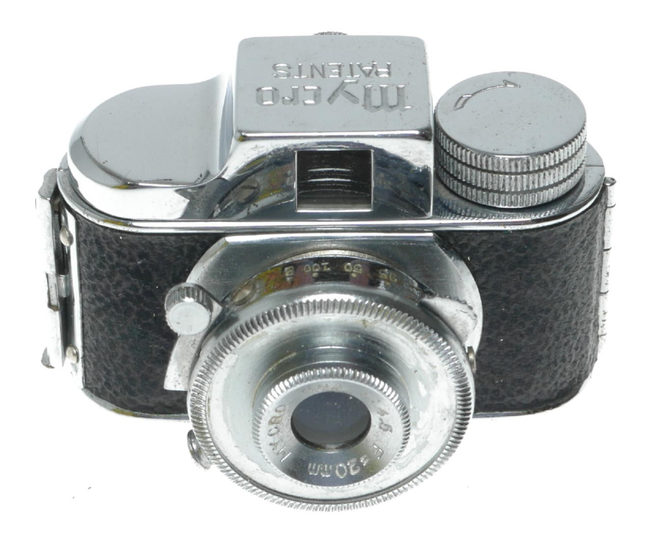 Mycro Patents Una 1:4.5 f=35mm Subminiature Camera - View 3