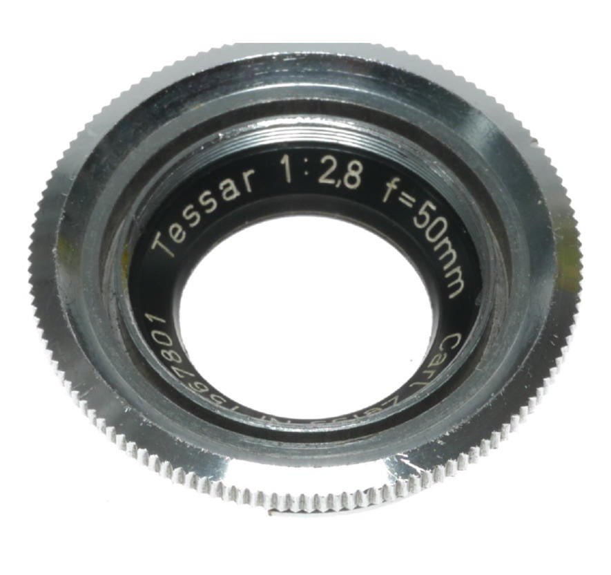 Carl Zeiss Tessar 1:2.8 f=50mm Camera Lens - View 2