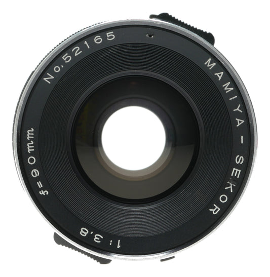 Mamiya-Sekor 90mm f/3.8 Vintage Camera Lens Made in Japan - View 3