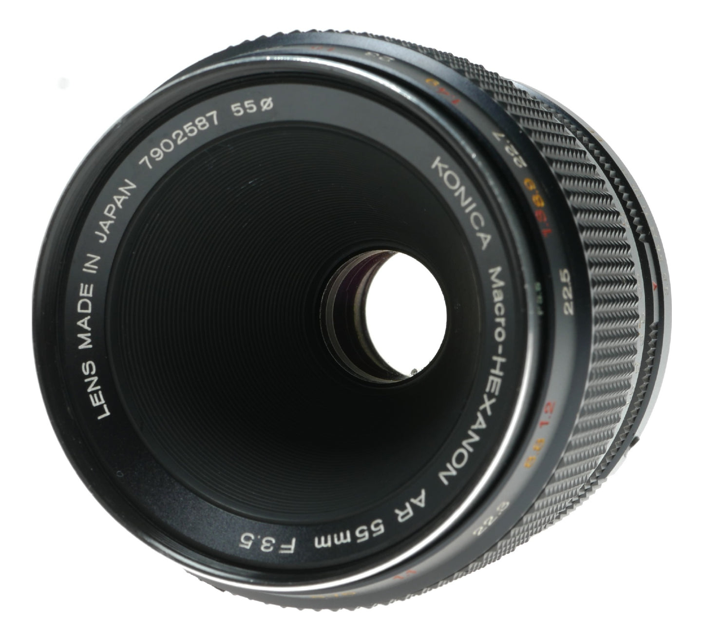 Konica Macro-HEXANON AR 55mm f/3.5 Vintage Camera Lens Made in Japan - View 6