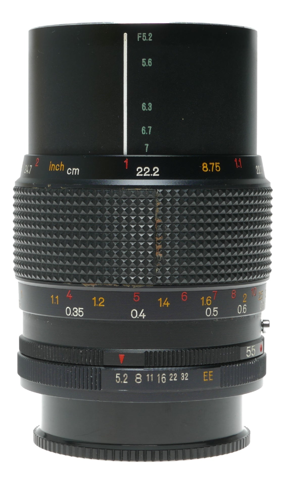 Konica Macro-HEXANON AR 55mm f/3.5 Vintage Camera Lens Made in Japan - View 10