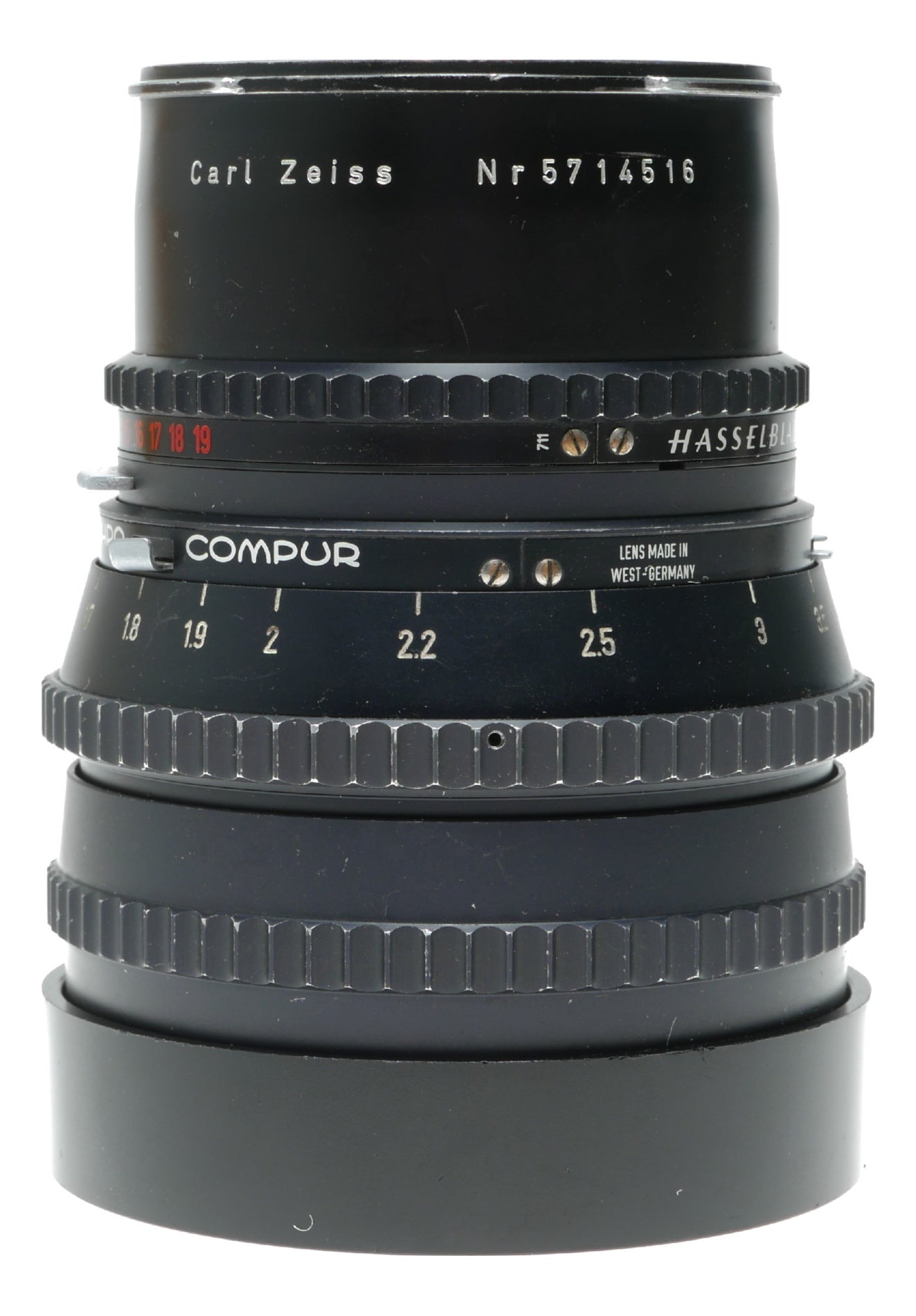 Hasselblad Carl Zeiss Sonnar 150mm f/4 T* Vintage Lens Made in West Germany - View 6
