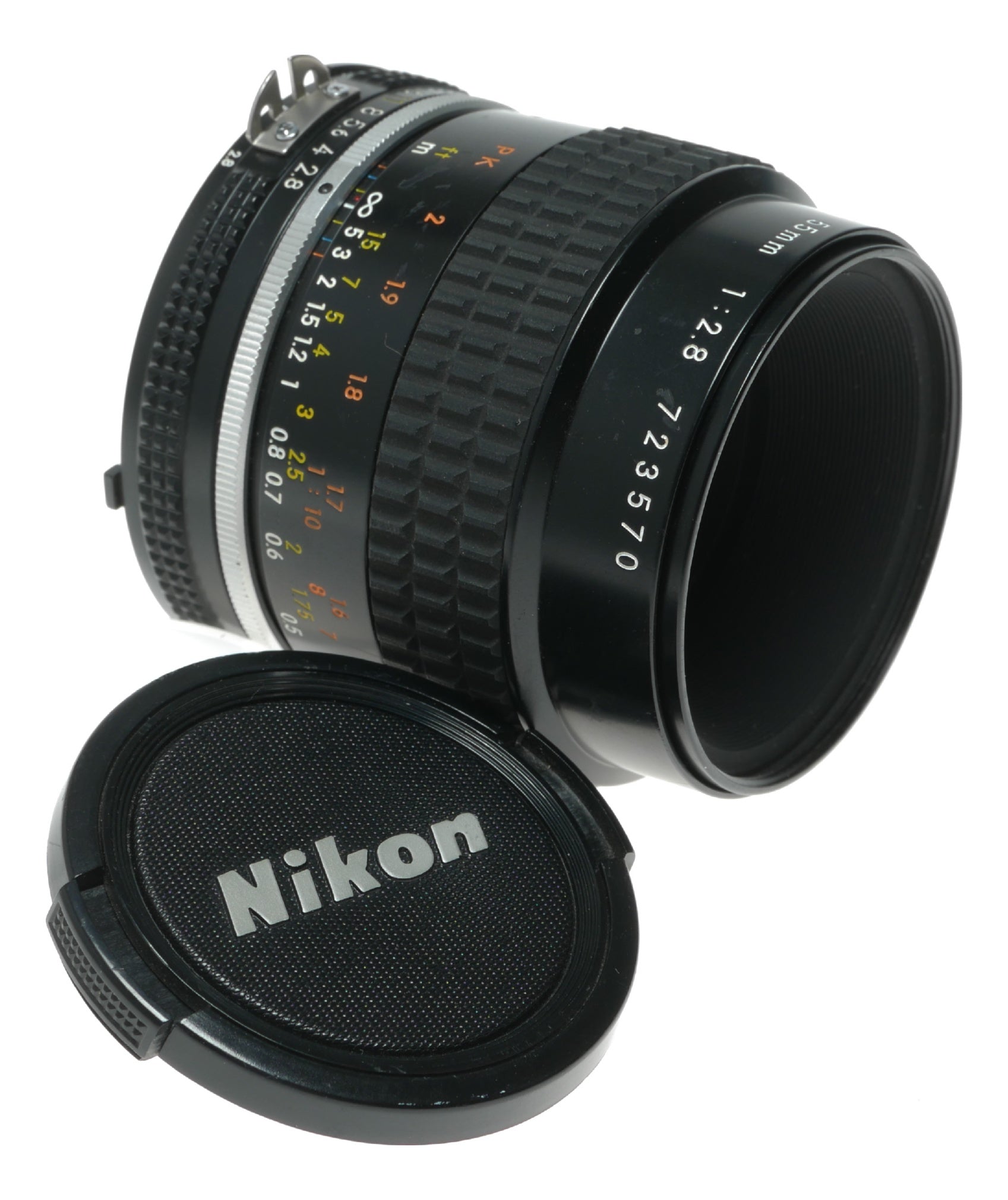 Nikon Micro-Nikkor 55mm f/2.8 Manual Focus Lens for Nikon F Mount Cameras