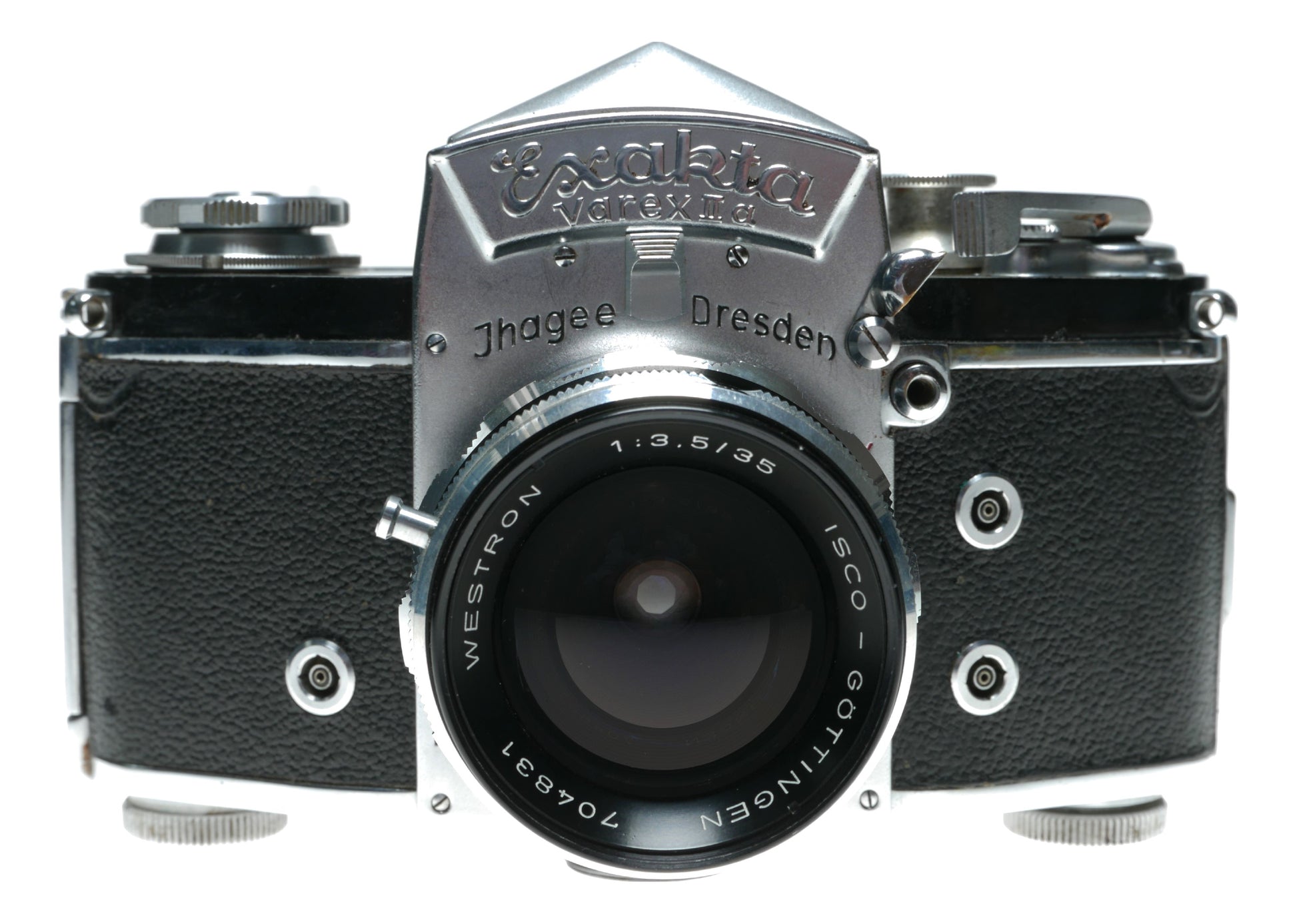 Exakta Varex IIa Vintage SLR Camera with Isco-Gottingen Westron 35mm f/3.5 Lens