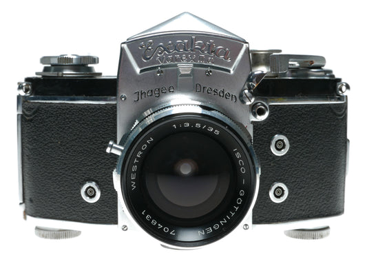 Exakta Varex IIa Vintage SLR Camera with Isco-Gottingen Westron 35mm f/3.5 Lens
