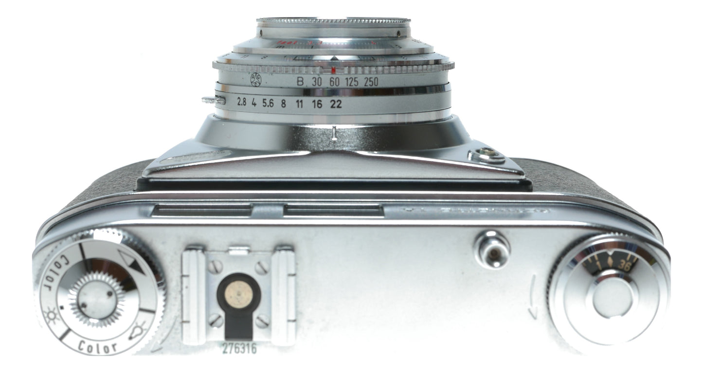 Kodak Retinette JA Vintage Film Camera with Schneider-Kreuznach Reomar 45mm f/2.8 Lens and Prontor 250S Shutter - View 7