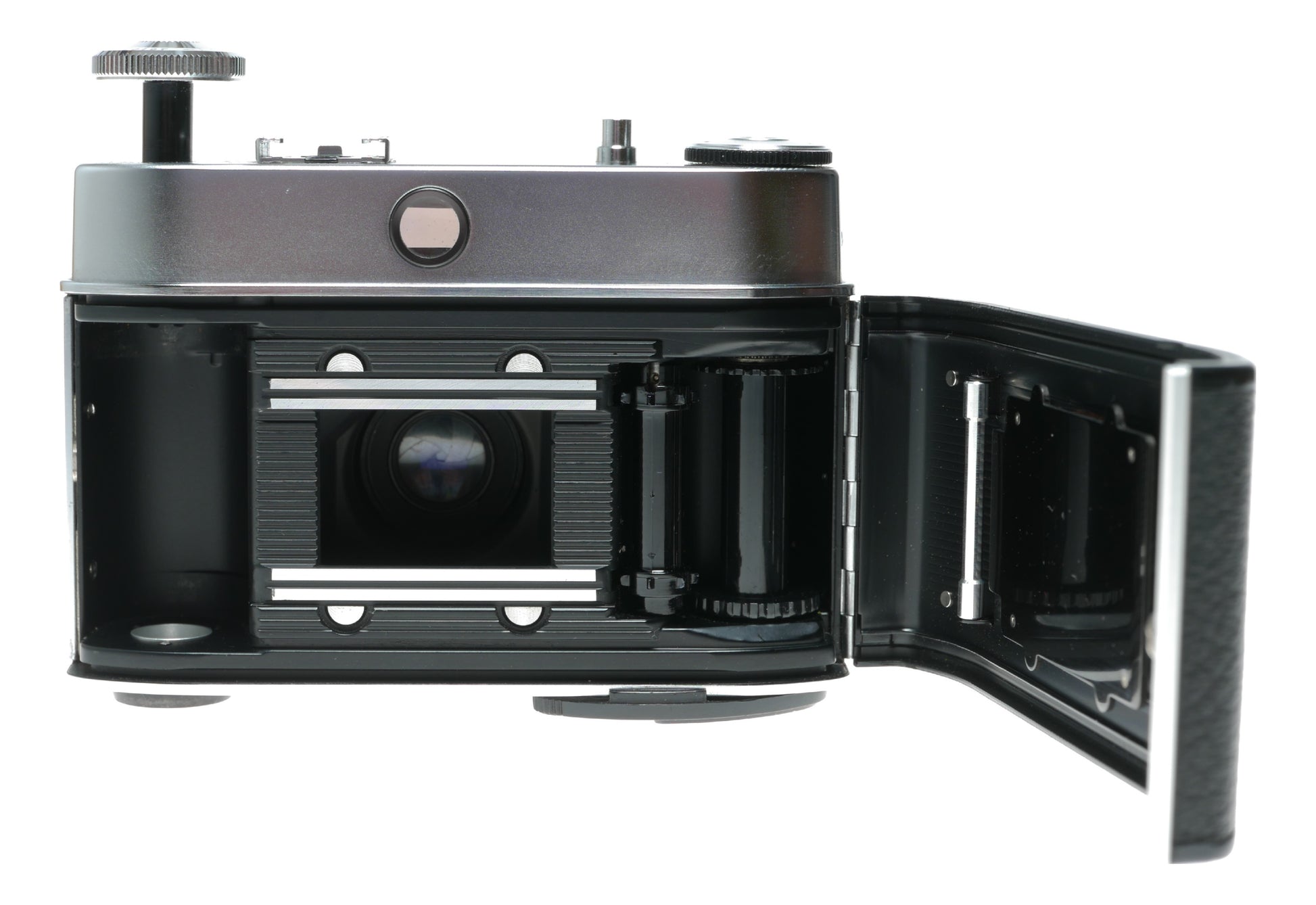 Kodak Retinette JA Vintage Film Camera with Schneider-Kreuznach Reomar 45mm f/2.8 Lens and Prontor 250S Shutter - View 9