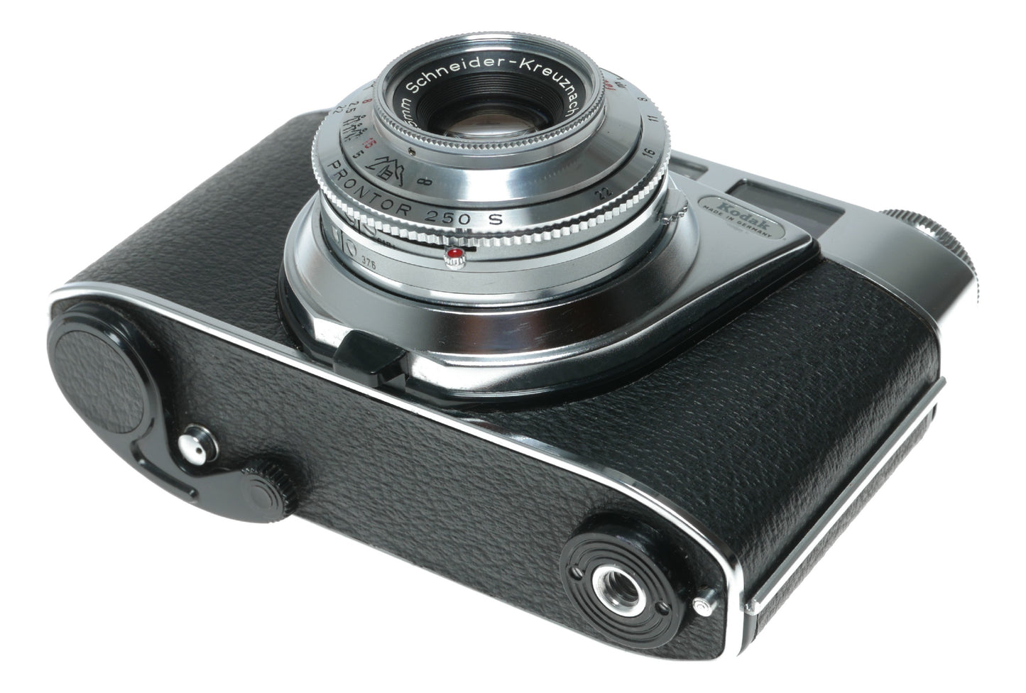 Kodak Retinette JA Vintage Film Camera with Schneider-Kreuznach Reomar 45mm f/2.8 Lens and Prontor 250S Shutter - View 11
