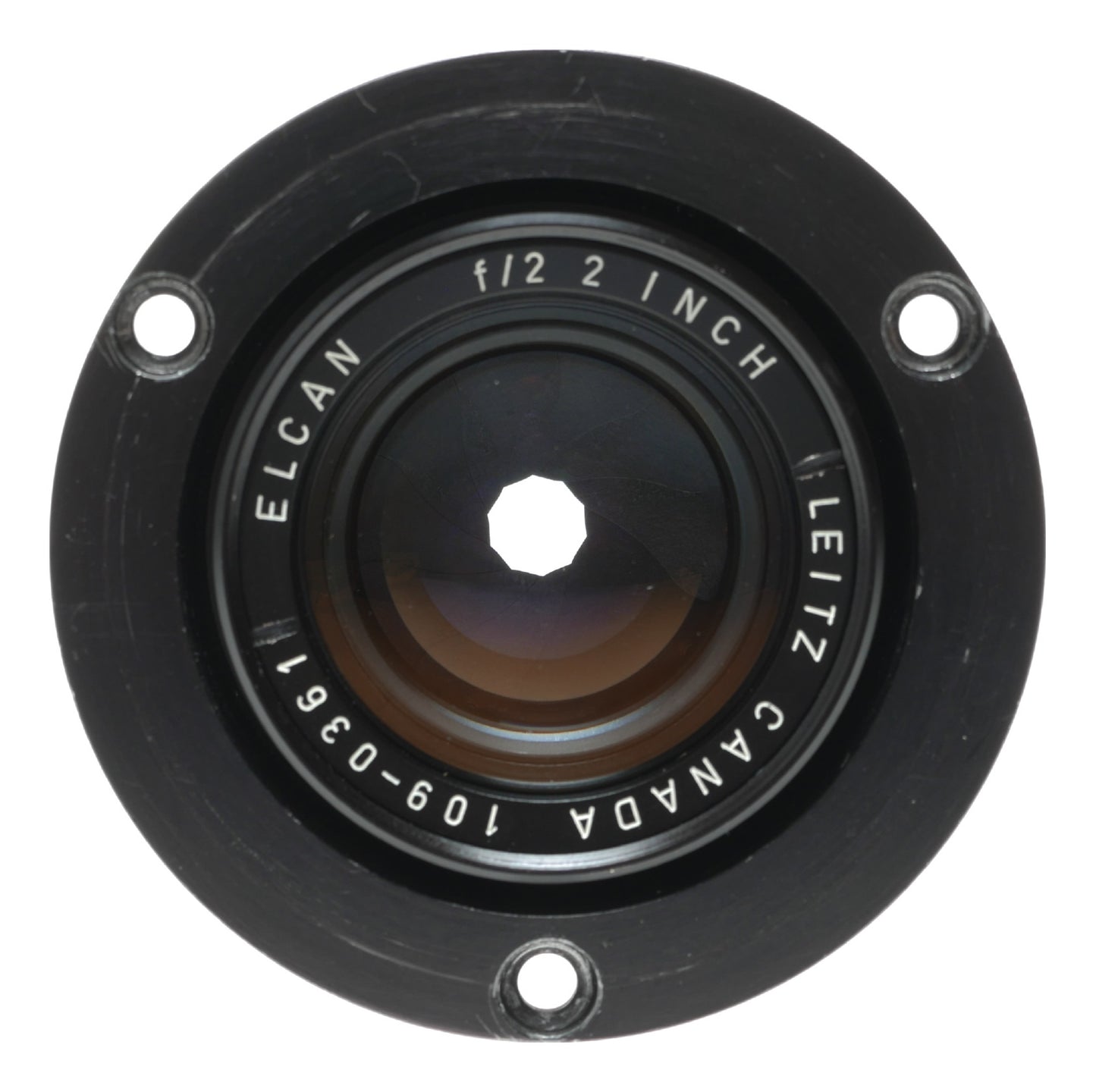 ELCAN f/2 2 Inch Vintage Cine Lens by Leitz Canada Model 109-0361 - View 2