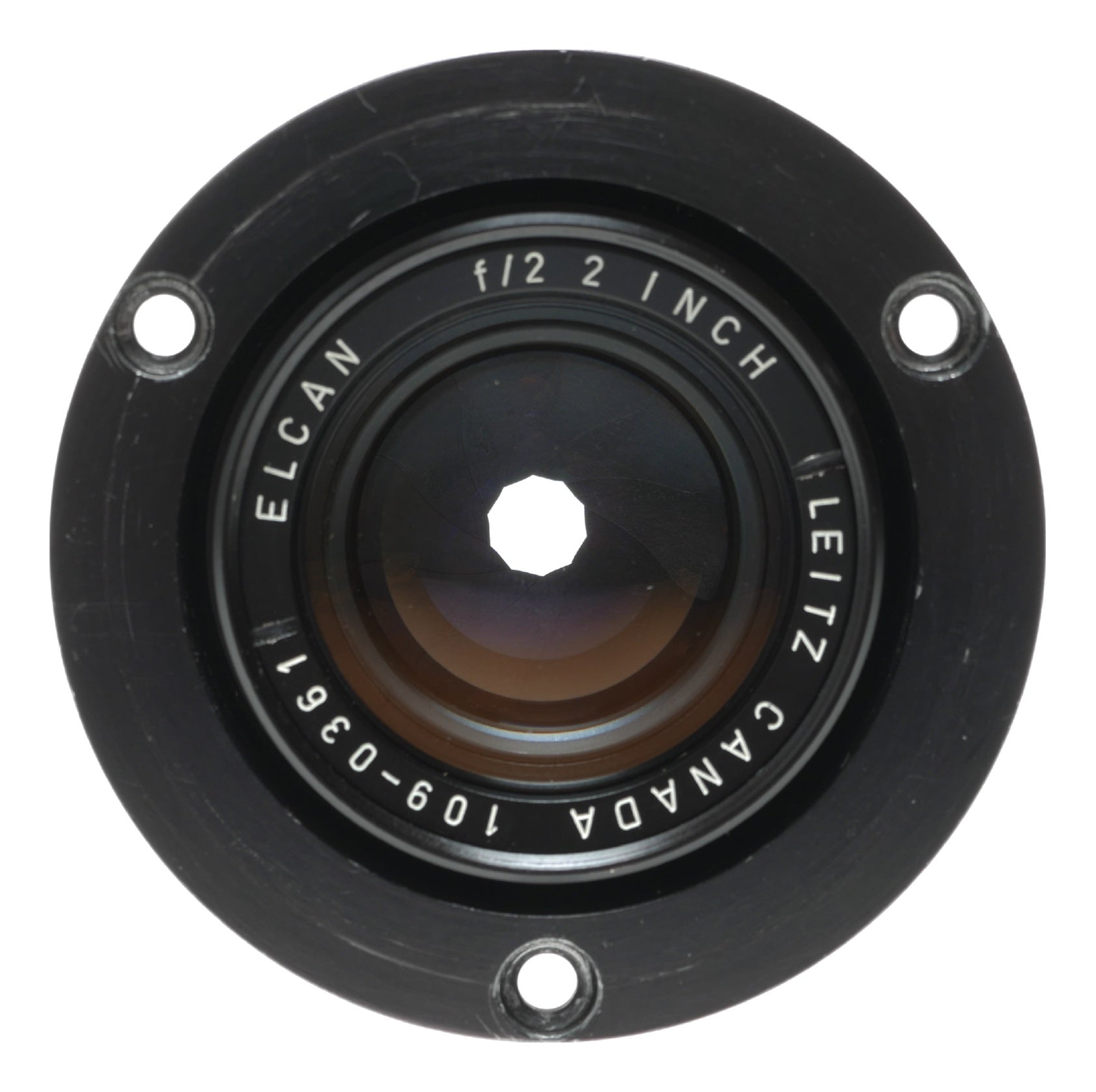 ELCAN f/2 2 Inch Vintage Cine Lens by Leitz Canada Model 109-0361 - View 2