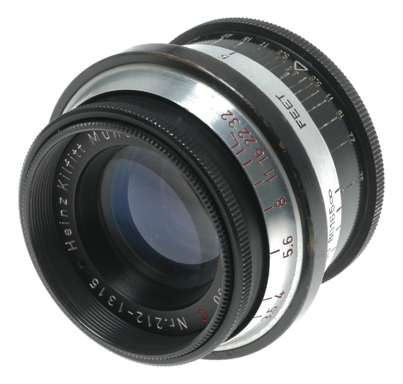 Heinz Kilfitt München Kilar 90mm f/3.5 Vintage Camera Lens - View 3