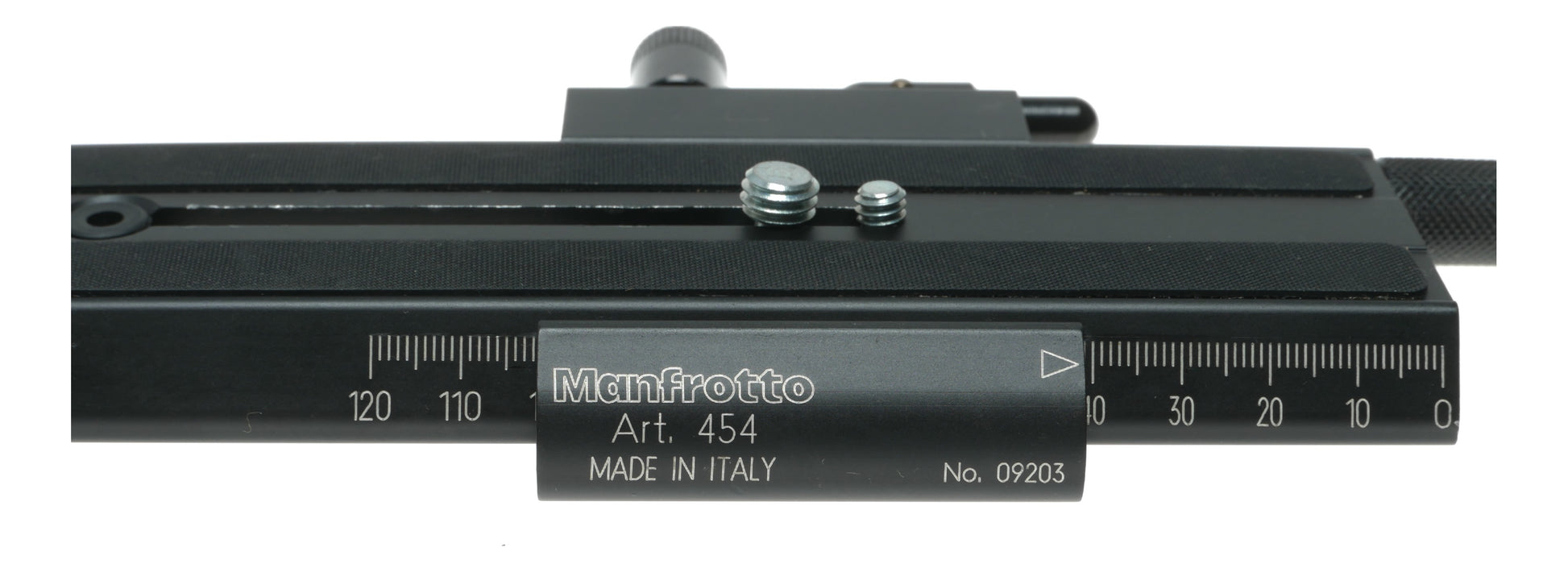 Manfrotto 454 Micrometric Positioning Plate Made in Italy - View 9