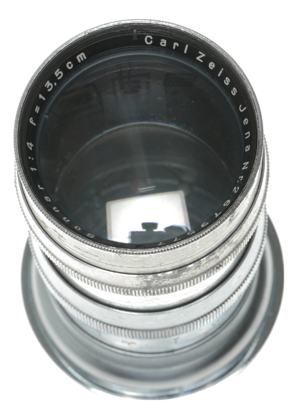 Carl Zeiss Jena Sonnar 135mm f/4 Vintage Camera Lens - View 8