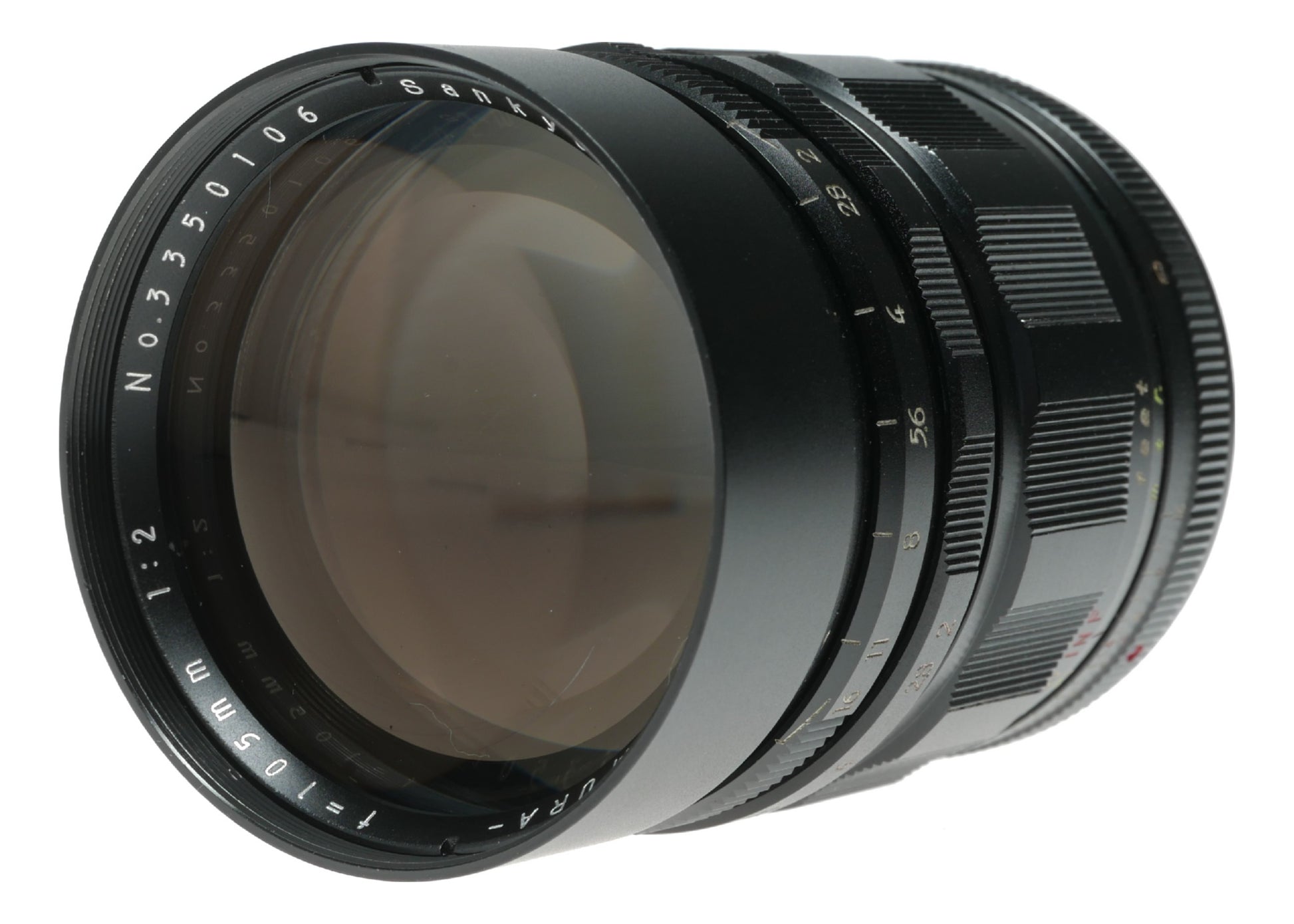 Sankyo Koki Komura 105mm f/2 Vintage Camera Lens from Japan - View 2
