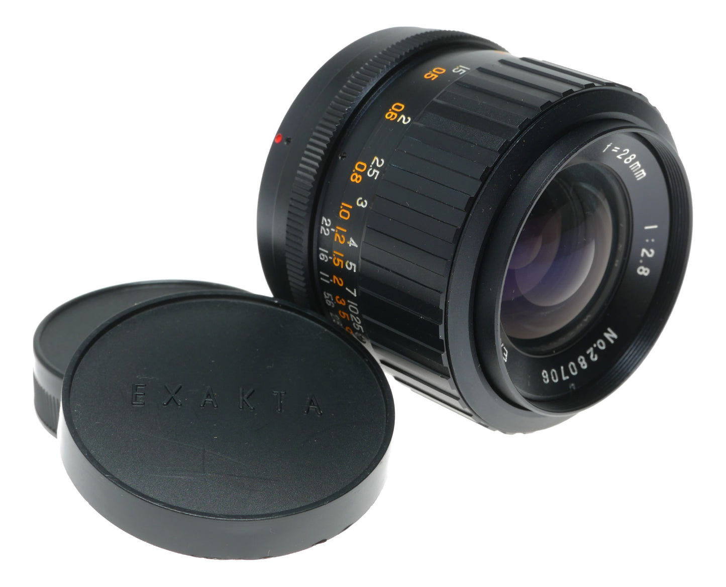 Exakta Exaktar Auto Wide 28mm f/2.8 Vintage Camera Lens Made in Japan - View 2