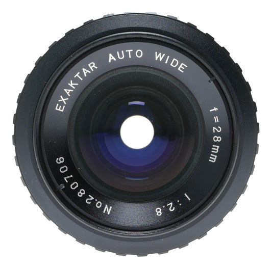 Exakta Exaktar Auto Wide 28mm f/2.8 Vintage Camera Lens Made in Japan - View 4